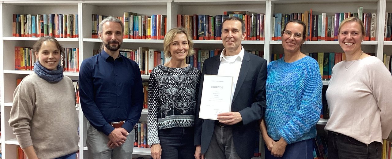 Die Gratulanten zum Abschied von Herrn Wedig