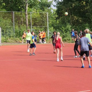 Fußballspiel der Unterstufe