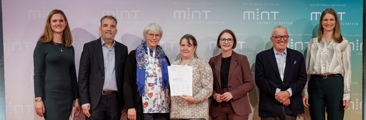 Verleihung der MINT-Plakette in den Räumen der SAP